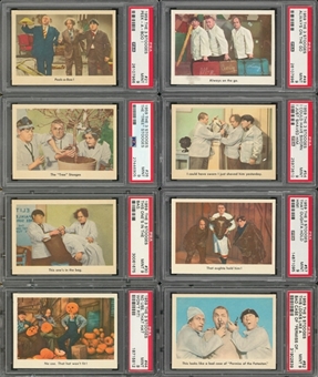 1959 Fleer "Three Stooges" PSA-Graded Near Set (93/96) Including Twenty-Five PSA MINT 9 Examples!